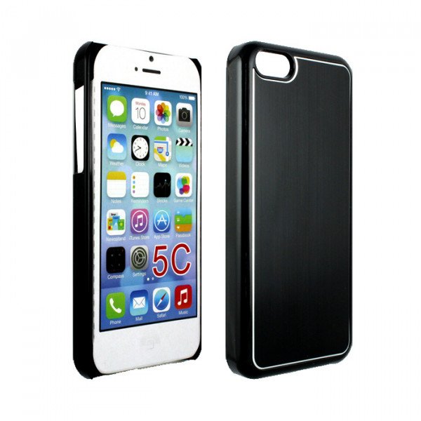 Wholesale iPhone 5C Aluminum Hard Case (Black)